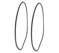SEWOART 2pcs Bar Stool round Base Nylon Gasket Universal Fit Antislip Black Furniture Pads Floor Protection for Bar Table Base
