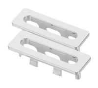 SEWOART 2pcs Basin Overflow Cover Plastic Sink Overflow Insert Rectangle Trim Ring for Kitchen Sink Hole Cover Bathroom Drain