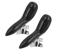 SEWOART 2pcs Bassoon Thumb Rest Hand Saddle Replacement, Ergonomic Abs Plastic with Matte Antislip Surface for Instrument Stability, for Practice Sessions and Indoor Wind Instrument