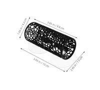 SEWOART 2Pcs Betta Tunnel for Fish Tank Black Shrimp Hideout Tube Aquarium Decor Resting Caves for Betta Fish Enhances Visual Appeal Compatible with Various Tank