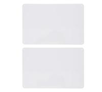 SEWOART 2pcs Blank Tinplate Signs Metal Plate for DIY Crafting for Storefronts Easy Installation with Holes Silver Weather-resistant for Creating Signs