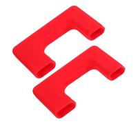 SEWOART 2pcs Car Trailer Hook Cover Front Bumper Tow Hook Protector Silicone Sleeve for Trucks Rvs Cars Durable Towing Hitch Cap for Outdoor Travel and Moving