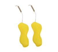 SEWOART 2Pcs Catnip Chew for Cats Cartoon Peanut Shaped Plaything Soft Material Encourages Interactive Play for Kittens and Cats to Stay Active
