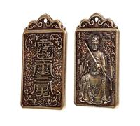 SEWOART 2pcs Chinese Taisui Fengshui Amulet Pendant Keychain Set for Year of The Dragon 2024, Lucky Zodiac Ornament for Personal Safety and New Year