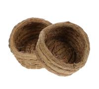 SEWOART 2pcs Comfortable Chicken Slippers Woven Chicken Nesting Boxes for Egg Laying