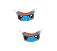 SEWOART 2pcs Double Layer Plush Sleeping Bed for Squirrels and Sugar Gliders Warm Hammock Nest Large Comfortable Hanging Pet Bed for Animals