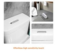 SEWOART 2pcs Dual Flush Toilet Tank Push Button Replacement Engineering Plastic Fit for Mainstream Tanks Precise Water-Saving Control Minimalist Design Bathroom Accessory Random Color