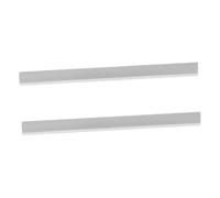 SEWOART 2pcs Dustpan Edge Rubber Refills Soft Pressing Strips Replacement Garbage Lip Strip Protector Repair Accessories for Home Office Cleaning Hard Floors