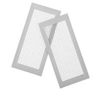 SEWOART 2Pcs Floor Vent Cover Flexible Silicone Flush Mount Air Vent Deflector with Honeycomb Mesh Non-slip Dust Guard for Hvac Registers Fit for Home and Rv