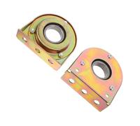 SEWOART 2pcs Greenhouse Machinery Parts Ventilation Pulley Block Sliding Roller Bearing Housing Bearing with Housing Wind Machine Parts Fan Mounting Bracket Ventilation Golden