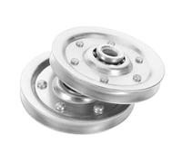 SEWOART 2pcs Heavy Duty Garage Door Pulley Wheel Roller Kit Load Support Noise Reduction Fit for Easy Installation and Enhanced Efficiency