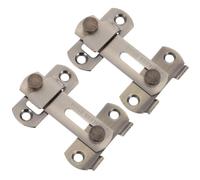 SEWOART 2pcs Heavy Duty Vintage Stainless Steel Gate Latch Lock with Auto-Locking Function and Anti-Theft Design, Suitable for Bedroom Wardrobe and Kitchen Doors, Compatible with M5 Screws