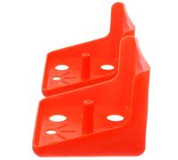 SEWOART 2pcs Livestock Fodder Feeder Salt Lick for Cattle Sheep Plastic Eating Box Skid-design and Fixed Positions