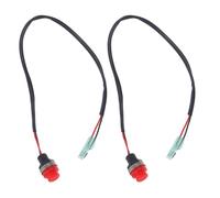 SEWOART 2pcs Outboard Engine Stop Switch with Saltwater Protection Keyless Push Button Auto Ignition Starter Compatible with Yamaha Kill Lanyard for Rapid Engine Shutdown Boats and Yachts