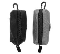 SEWOART 2pcs Pet Pickup Leash Waste Holder Dog Poop Collection Dog Leash Bag Holder Pet Waste Carrier Bags Dispenser Supplies Polyester