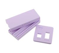 SEWOART 2pcs Polymer Clay Mini Flower Pot Molds, Small Purple Soft Pottery Molds for Clay Crafting, DIY Modeling Tools Suitable for Bead and Making