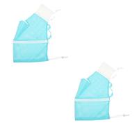 SEWOART 2pcs Portable Cat Bath Bag Kitten Bathing Bag Polyester Mesh Reusable Pet Shower