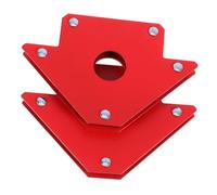 SEWOART 2pcs Precision Angle Holders for Effortless Positioning Compact Design for Quick Attachment Various Surfaces for Independent Welding Projects