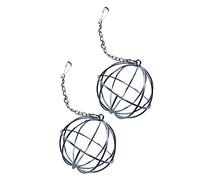 SEWOART 2pcs Quality Pet Feeding Supplies Hay Rack Hanging Holder Ball Design for Rabbit and Animals