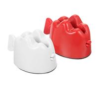 SEWOART 2pcs Reusable Dual-Color Manual Toothpaste Dispenser Squeezer Tool Compact Portable Tube Squeezer for Travel Practical Bathroom Aid Compatible with All Toothpaste Tubes