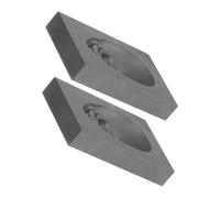 SEWOART 2pcs Skull Graphite Casting Ingot Molds High Density Heat Resistant DIY Metal Melting for Gold Silver Copper Smelting Artistic Jewelry and Collectors
