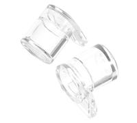 SEWOART 2pcs Small Acrylic Ant Water Feeder and Reptile Feeding Bowls Set for Geckos, Turtles, and Ants - Pet Water and Food Dish for Terrariums and Small Animal Habitats