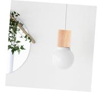 SEWOART 2pcs Solid Wood Hollow Lamp Rod Socket Base for Table Lamp Night Light Round Light Stand DIY Replacement Holder with Pre-drilled for Easy Cable Access