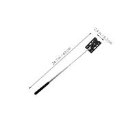SEWOART 2pcs Telescopic Rod Card Holder for Car Parking Extendable Swiping Pole with Flexible Installation for Indoor Outdoor Toll Payment High-accuracy Vehicle Recognition Violet Black