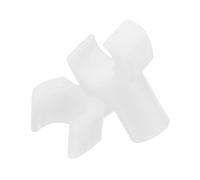 SEWOART 2pcs Wheelchair Support Block Wheelchair Supplies Seat Rail Bracket Replacement Parts Replacement Seat Rail Guide Sliding Chair Guide Plastic White