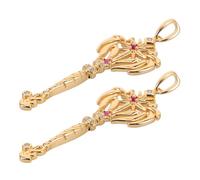 SEWOART 2pcs Zodiac Charm for Jewelry Making Copper Constellation Pendants with Rhinestones for Bracelets Necklaces Keychains DIY Craft Accessories for Vintage and Modern Designs