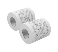 SEWOART 2rolls Soft Absorbent Musical Tissue for Festive Bathroom Decor Unique Gifts