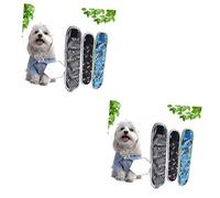 SEWOART 2sets Dog Diapers Male 33cm Cotton Dog Diapers Puppy Pet Physical Pant 3pcs*2