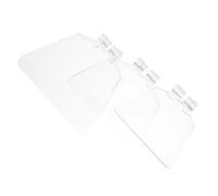 SEWOART 3 pcs Clear Plastic Eye Shields Bench Grinder Safety Guards for Flying Debris Protection Transparent Splash Visor for DIY and Professional Electric Tool Use Easy Replacement
