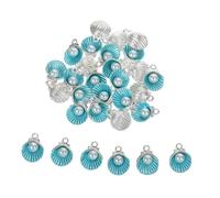 SEWOART 30pcs Zinc Alloy Sea Shell Charms for DIY Jewelry Making Chic Ocean Theme Pendants for Bracelets Necklaces and Party Decorations Creative Freedom for Crafting