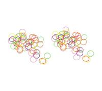 SEWOART 340pcs Mixed Color Pet Dog Hair Accessories Elastic Rubber Bands for Grooming Knots Bows Braids for Dogs Cats Pets Reusable Hair Bands