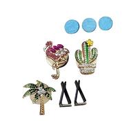 SEWOART 3pcs Car Air Vent Clip Flamingo Cactus and Elegant Car Interior Decor with Fragrant for Air Purification Easy to Use Durable Clips
