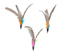 SEWOART 3pcs Cat Teaser Replacement for Interactive Refills to Your Feline Hunting Instincts Lightweight