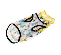 SEWOART 3pcs Dog Cooling Waistcoat Breathable Pet Vest for Summer Lightweight Sleeveless Garment Adorable Patterns Pineapple Cactus Flamingo for Dogs and Cats