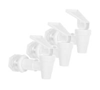 SEWOART 3pcs Durable Plastic Water Dispenser Valve Control Spigot for Juice Containers Crocks and Beverage Jugs for Wine Aging and Easy Flow Management
