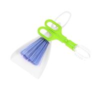 SEWOART 3pcs Eco-friendly Pet Waste Cleaning Tools Mini Dustpan Broom Set Reptile Clip Small Scooper for Chinchilla Guinea Pig Hamster Cage Cleaning