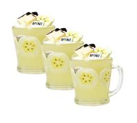 SEWOART 3pcs Miniature Drinks Summer Themed Dollhouse Beverage Cups Realistic Resin Mini House Accessories for Role Playing Educational Play and Home Decor