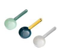 SEWOART 3pcs Multi-Purpose Rice Spoon with Comfortable Abs Handle and Sufficient Storage Room, Lightweight and Portable Design for Kitchen Use, Unique Handle Style in Beautiful Colours