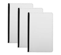 SEWOART 3pcs PU Leather Travel Document Organizer for Men Business | Slim Carry for Boarding Passes and Id Cards, Bright Texture, Clean and Unbent Storage