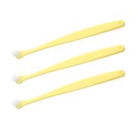 SEWOART 3pcs Soft Bristle Pet Toothbrush Kit for Cats and Small Dogs Rounded Head Dental Brush with Long Handle for Puppies and Kittens Gentle Oral Care for Sensitive Gums and Fresh Breath