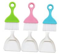 SEWOART 3sets Cleaning Brush Compact Dustpan Professional Household Desktop Brush Portable Cleaning Tools Easy to Use