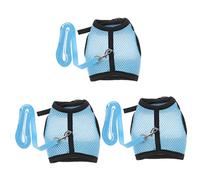 SEWOART 3sets Pet Hamster Leash and Comfort Traction Rope for Small Animals for Guinea Pig Walking and Outdoor Adventures for Pet Owners
