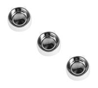 SEWOART 3sets Tilted Cat Feeding Bowl Stainless Steel Water and Food Dispenser for Neck for Comfortable Eating and Drinking for Cats