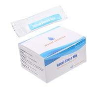 SEWOART 40 Pack Saline Nasal Wash Salt Packets 2.7g Each for Adult and Child Nasal Rinse Sterile Saline Solution for Effective Nose Cleaning