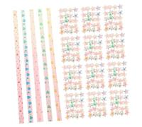 SEWOART 400pcs Star Origami Paper Strips for DIY Craft Projects Paper Stars for Holiday Decorations Christmas and School Teaching Easy to Fold Craft Supplies