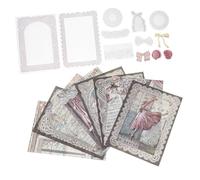 SEWOART 40pcs Junk Journal Supplies Kit Scrapbook Kit Vintage Junk Journal Supply DIY Handbook Material Package Designs Pages